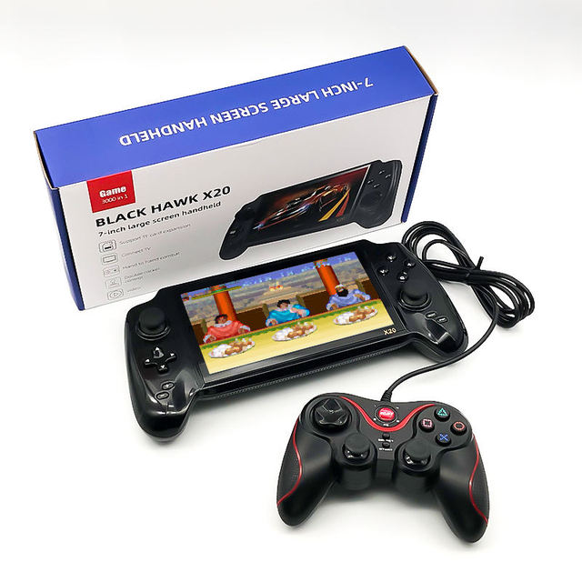 Hot Selling X20 Handheld Retro Video Game Console 16GB  7 Inch Screen Game Player Support Double Players