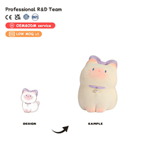 Tirelire chat mignon de dessin animé avec nœud, boîte à monnaie chat, joli ornement de bureau, décoration d'intérieur, artisanat artistique, cadeaux quotidiens