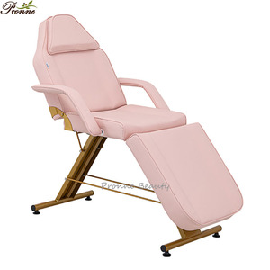 Cama de Masaje de Belleza Ajustable de Estilo Europeo, Resistente, Color Rosa, Cama Facial - Product Image 4
