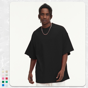 Fabricant de t-shirts MT2669, vente en gros, t-shirts personnalisés en coton lourd 350 g/m², 100 % coton, pour hommes, t-shirts surdimensionnés, t-shirts Hombre - Product Image 2