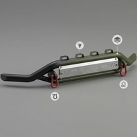 Pare-chocs avant en acier robuste avec barre de protection, fixation par boulons, pour 4x4, avec points de récupération, référence OE 521190KK50, compatible BYD Shark 6, Hilux, Ranger