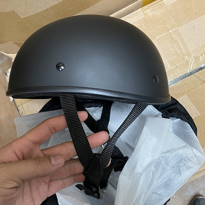 在庫なしキノコDOTチョッパーバイクスタイルオートバイヘルメット