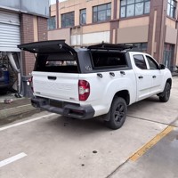 Capot rigide pour pick-up MAXUS Interstellar L, avec fenêtre arrière verrouillable, étanche et rail de toit.