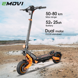 สกู๊ตเตอร์ไฟฟ้าสองมอเตอร์จากคลังสินค้าสหรัฐฯ แบตเตอรี่ 52V24.5AH รุ่น E9G - Product Image 1