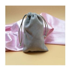 Sac à poussière de luxe personnalisé de haute qualité avec cordon de serrage, sac de rangement pour bijoux, pour emballage cadeau, sac en velours durable avec cordon de serrage, logo personnalisé - Product Image 3