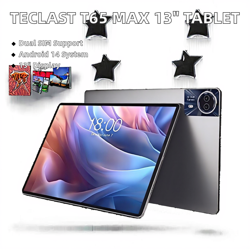 Teclast T65 Max Tablet PC Android 14 Octa Core Wi-Fi 2.0GHz 13