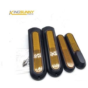 Carcasa Decorativa para Scooter Eléctrico <span class=keywords><strong>Xiaomi</strong></span> MI 4PRO, 4 Piezas, con Adhesivo Reflectante, para la Rueda Trasera, Cubierta Lateral, Pieza de Repuesto - Product Image 1