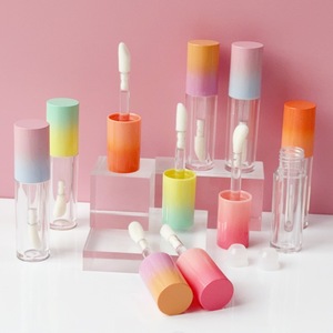 6 ml Plastik Dudak Parlatıcısı Tüpleri, Vidalı Kapaklı, Şeffaf, Büyük Fırçalı, Çocuklar İçin Mor, Sevimli Dudak Parlatıcısı, Kozmetik Cilt Bakımı - Product Image 4