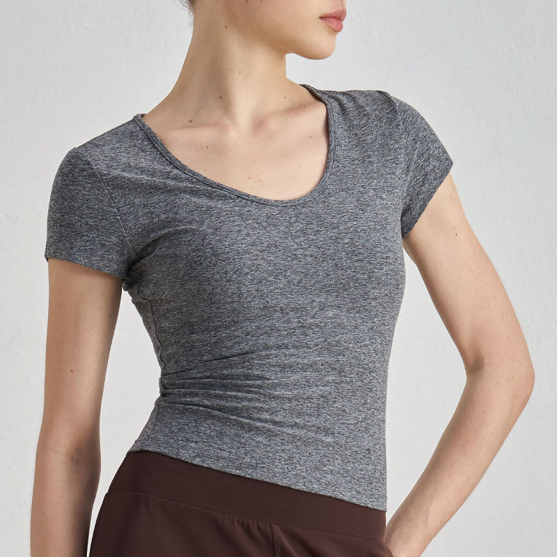 Diamond Grid T Shirts V Neck Short-Sleeve Printed Tshirt Women Classic Top Tees