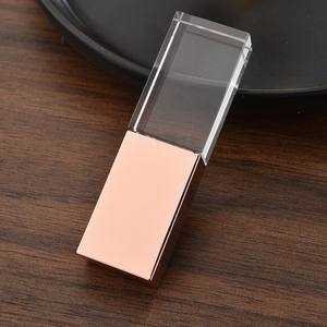 Высокоскоростной 3,0 64 ГБ кристаллический <span class=keywords><strong>USB</strong></span> Флешка 2,0 4 ГБ емкость оптом для бизнес-подарков логотип рекламный подарок флеш-накопитель - Product Image 2