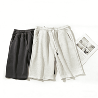 Shorts de bain sportifs décontractés en polyester tissé de haute qualité, taille mi-haute, grande taille, séchage rapide, avec cordon de serrage et poches pour hommes