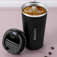 Gobelet Oem en vrac, gobelet cadeau Fahrenheit, bouteille d'eau intelligente en acier inoxydable bon marché avec affichage de la température par Led Termo