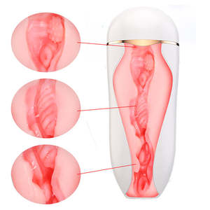 <span class=keywords><strong>Masturbateur</strong></span> vibrant à succion avec vagin artificiel et jouet anal rechargeable par USB, jouet sexuel masculin (marque OEM) - Product Image 5