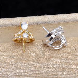 Colgante de Plata S925, Corona 14-16, Colgante DIY con Soporte para Escondite, Fornituras y Componentes de Joyería, Artículo 5569 - Product Image 3