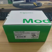 Controlador Lógico PLC Compacto TM221CE16R M221 con Salida de Relé de 24VDC, para Máquinas Pequeñas, Control Industrial OEM, Lógica Programable