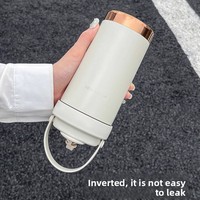 Mug isotherme en céramique à double usage grande capacité pour femme, portable, pour le bureau, le café, les voyages en extérieur
