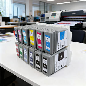 IPF5100 <span class=keywords><strong>IPF6100</strong></span> <span class=keywords><strong>IPF6100</strong></span> 프린터용 캐논 <span class=keywords><strong>PFI</strong></span>-<span class=keywords><strong>101</strong></span> <span class=keywords><strong>PFI</strong></span>-103 130ml 12 팩용 Enlite <span class=keywords><strong>PFI</strong></span>-<span class=keywords><strong>101</strong></span> 호환 잉크 카트리지 교체 - Product Image 1