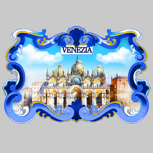 Aimant de réfrigérateur en résine 3D représentant la ville de <span class=keywords><strong>Venise</strong></span> - Souvenir de voyage pour mariage et Pâques - Product Image 4