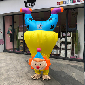 Traje inflable traje adulto fiesta divertido payaso traje inflable para Decoración