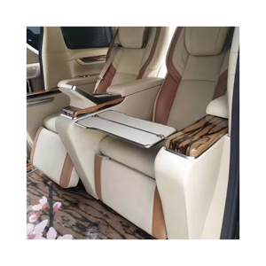 Vans di lusso VIP interni conversione su misura seggiolini auto con bracciolo centrale Console pieghevole tavolo per auto - Product Image 6