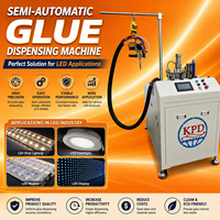 Máquina Dispensadora de Pegamento AB Semiautomática de Doble Componente, Portátil, para Resina Epoxi, PU, Silicona, para Electrónica, Placas de Circuito LED