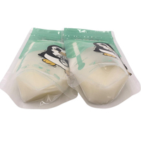 Sac de conservation du lait maternel en plastique personnalisé, double fermeture éclair, sac de conservation du lait maternel debout, stérilisé sans BPA