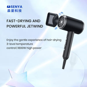 Sèche-cheveux à ions négatifs 1600W, moteur DC 18000 tr/min, séchage rapide professionnel, température constante, faible bruit, électrique, salon, maison - Product Image 4