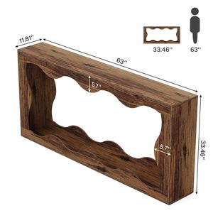 Table <span class=keywords><strong>console</strong></span> en bois massif de style moderne, table <span class=keywords><strong>console</strong></span> décorative pour l'entrée du salon - Product Image 3
