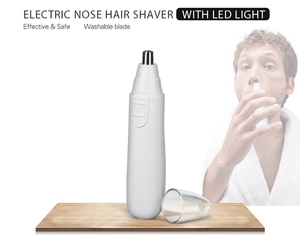 Rasoir électrique tondeuse à poils de nez tondeuse à poils de visage couleur blanche - Product Image 3