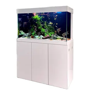Stand Nano Glass and Aluminum Reef Saltwater Rimless Aquarium Tank Marine World of Large Size Carton Box Aquariums & Accessories