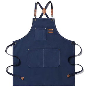Premium Customized Reusable 100% Cotton <b>Kitchen</b> <b>Apron</b> Custom Logo Design for Restaurant Staff Cooking Bakery Use (Wholesale) - Product Image 1