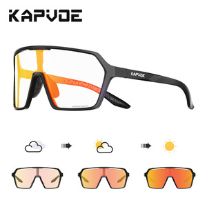 <span class=keywords><strong>KAPVOE</strong></span>-<span class=keywords><strong>Gafas</strong></span> de Sol de gran tamaño para hombre y mujer, lentes fotocromáticos Uv400, para correr, ciclismo al aire libre - Product Image 4