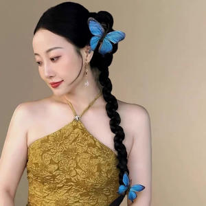 Barrette Papillon Fille Princesse Mignonne Super Féerique Accessoire Cheveux Enfant Vente en Gros Pince à Frange Latérale - Product Image 6