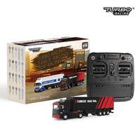 Turbo Racing C50 1/76 Échelle Micro 2.4G Radiocommande Jouet Voiture de course RC Semi-remorque RC
