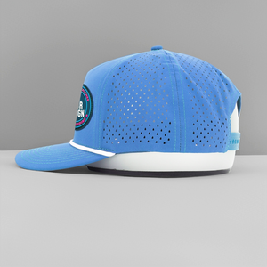 Gorra de Béisbol Personalizada con Parche de Silicona PVC, Logotipo de Alta Calidad, 5 Paneles, Perforaciones Cortadas con Láser, Resistente al Agua - Product Image 4