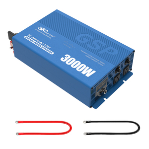 Convertisseur d'énergie à onde sinusoïdale pure GSP 24V 3000W DC vers AC pour voiture, camping-car, camion, usage industriel, domestique, extérieur, solaire, d'urgence - Product Image 1