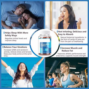 Offre Spéciale Oem Anti Anxiété Améliorer Sommeil Ashwagandha Root Gummies Santé Mentale Suppléments De Santé Naturelle