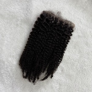 4b/4c Peruvian Human <strong>Hair</strong> Bundles with Closure 4x4 5x5 Afro Kinky <strong>Curly</strong> <strong>Hair</strong> <strong>Pieces</strong> Custom Size 6x6 - Product Image 6