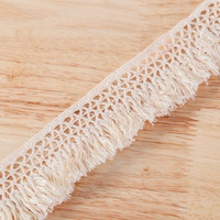 Rideaux en coton tissé style Lolita avec franges à pampilles et bordure en dentelle, accessoires vestimentaires, décoration douce pour la maison, en stock, vente en gros