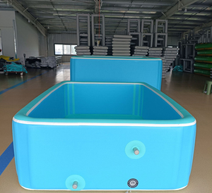 Mùa Hè Nóng Phổ Biến Kích Thước Lớn Tùy Chỉnh Ngoài Trời Xách Tay Inflatable Hồ Bơi Thả Khâu Vải Hồ Bơi - Product Image 1