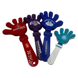 Claquettes en plastique promotionnelles avec logo, claquettes blanches, accessoires sonores, claquettes de sport - Product Image 3