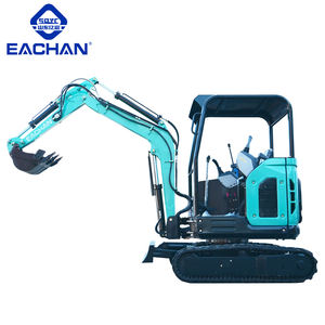 Mini-excavatrice compacte EACHAN de marque chinoise, 2,5 tonnes, pour travaux agricoles, excavatrice hydraulique diesel à queue zéro, petite excavatrice - Product Image 1