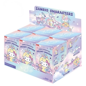 Authentique MINISO Sanrio Série Licorne Rêveuse Boîte Mystère Peluches Figurines Anime <span class=keywords><strong>Pop</strong></span> Vinyl Hello Kitty Porte-clés Poupées - Product Image 1