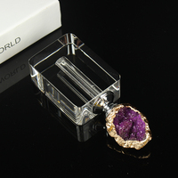 Souvenirs de mariage En Cristal Naturel Agate Améthyste huile Essentielle Bouteille De Parfum 3ML 6ML 12ML Personnalisé