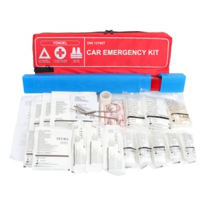Kit de Emergencia para Auto CE/MDR DIN 13164T, Chalecos de Seguridad de Alta Visibilidad, Triángulo de Advertencia Reflectante para Carretera, Accesorios Esenciales para Auto - Product Image 2