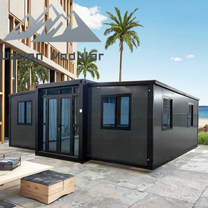 Villa extensible Wayon Tropical Resort gris anthracite avec finitions noires pour hébergement <span class=keywords><strong>de</strong></span> <span class=keywords><strong>vacances</strong></span> - Product Image 4