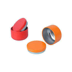 Mini caja <span class=keywords><strong>de</strong></span> lata redonda <span class=keywords><strong>de</strong></span> metal personalizada, pequeño tarro vacío con tapa para velas y alimentos, lata <span class=keywords><strong>de</strong></span> <span class=keywords><strong>pintura</strong></span> personalizada para almacenamiento - Product Image 2