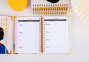 Agenda personnalisable 2026 avec couverture en PP, spirale et logo personnalisé, format A5, agenda mensuel et hebdomadaire, impression de carnet - Product Image 5