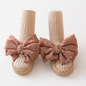 Calcetines antideslizantes para gatear en el suelo para niños pequeños, <span class=keywords><strong>zapatos</strong></span> con suela de goma suave, bonitos calcetines para <span class=keywords><strong>zapatos</strong></span> de bebé - Product Image 4