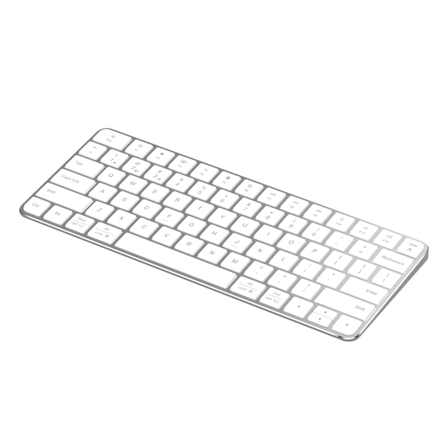 New Optical Rechargeable Wireless Aluminum Keyboard with USB-C for Mac & for